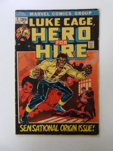 Hero for Hire #1 origin and 1st appearance of Luke Cage VG condition