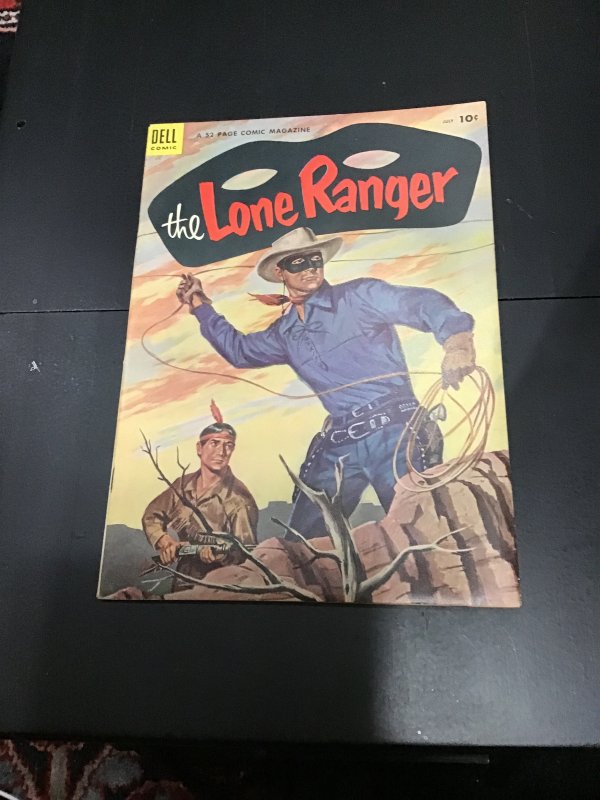 The Lone Ranger #73 (1954) Stunning Painted lasso cover! VF/NM Wytheville CERT!