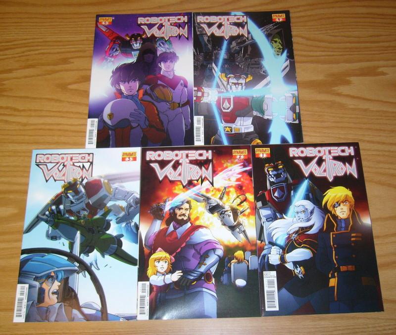 Robotech/Voltron #1-5 VF/NM complete series - dynamite comics 2 3 4 set lot