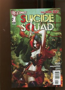 NEW 52 SUICIDE SQUAD #1 (9.2) KICKED IN THE TEETH! 2011