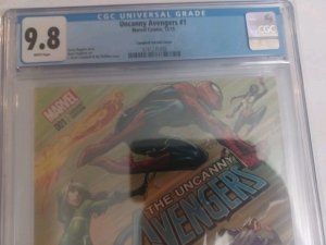 Uncanny Avengers #1 J Scott Campbell Variant - 2015 - CGC 9.8