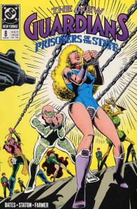 New Guardians, The #8 FN ; DC | Bound Captive Cover