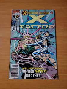 X-Factor #60 Newsstand Variant ~ VERY FINE - NEAR MINT NM ~ 1990 Marvel Comics