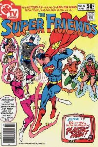 Super Friends #43 (Newsstand) FN ; DC | All Ages Plastic Man Superman