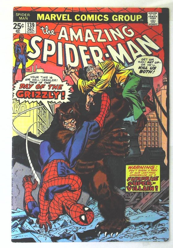 Amazing Spider-Man (1963 series)  #139, Fine+ (Actual scan)