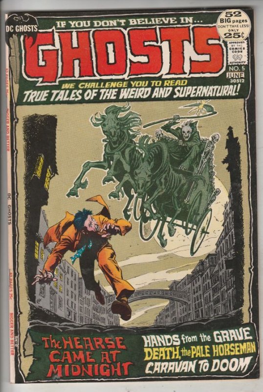 Ghosts #5 (Jun-72) VF High-Grade 