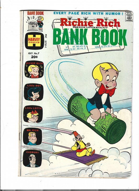 Richie Rich Bank Book #7 (1973) b2