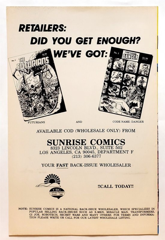 Futurians by Dave Cockrum, The #1 (Oct 1985, Lodestone) 8.5 VF+