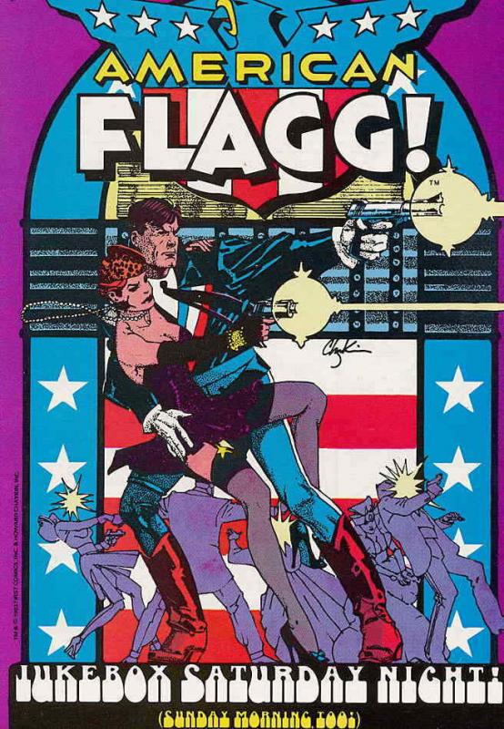 American Flagg #2 VF/NM; First | save on shipping - details inside