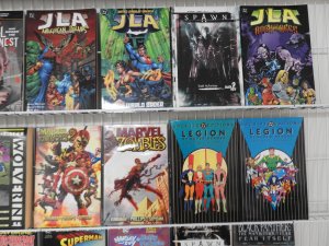 Huge Lot (43) TPB And Hardback Graphic Novels W/Batman, JLA, Spawn+ Avg VF!!