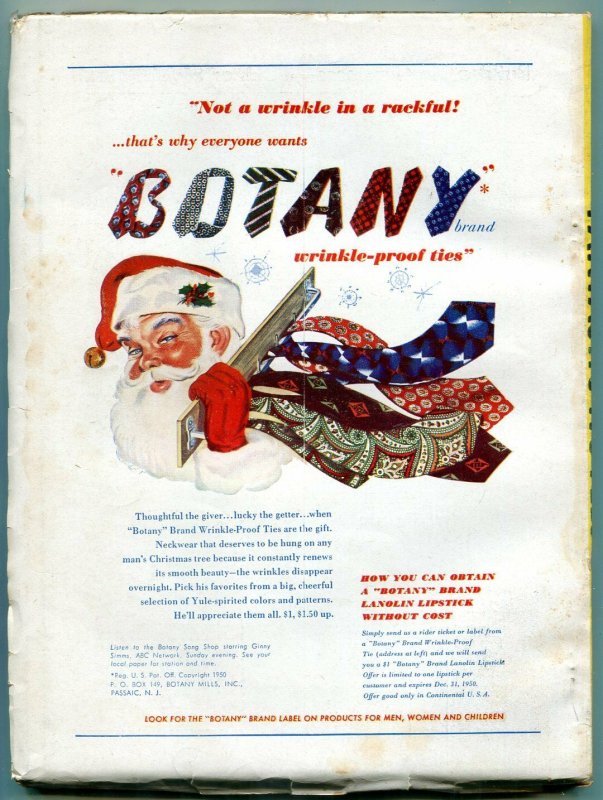 Fantastic Novels Pulp January 1951- Gruesome De Soto cover- Zagat FN