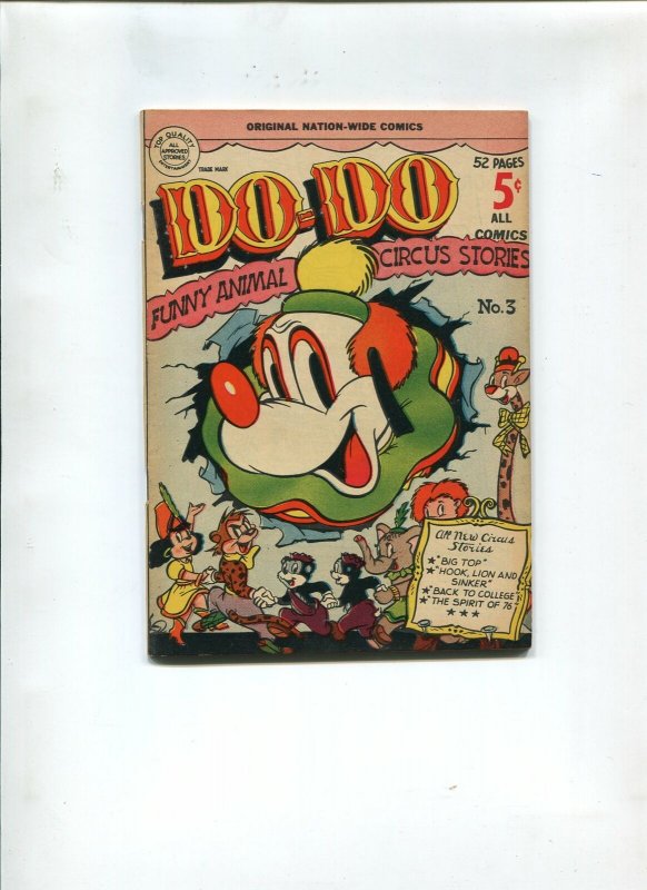 DO-DO #3 1951-NATION WIDE COMICS-NM