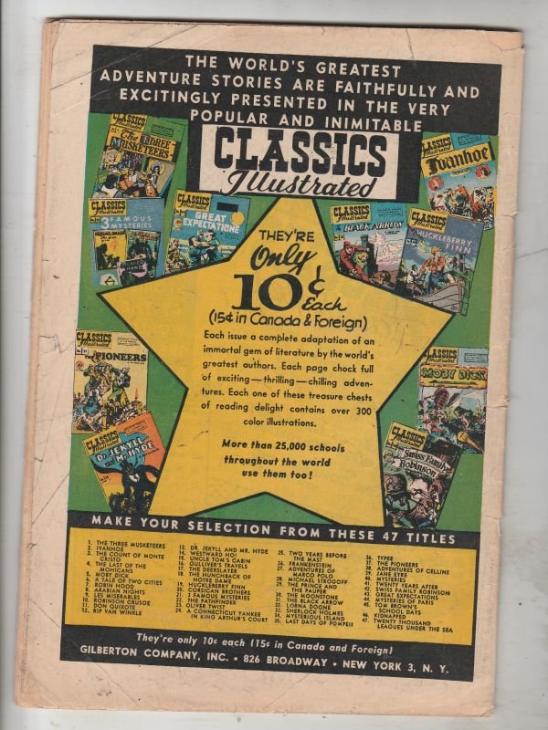 Classic Comics #46 (Apr-48) VG+ Affordable-Grade 