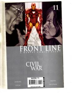 12 Comics Civil War Front Line 1 2 3 4 7 8 9 11 Cap Marvel 2 Sentry 1 2 3 MF12