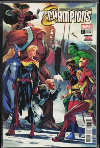 Champions #21 Second Print Cover (2018) Champions [Key Issue]