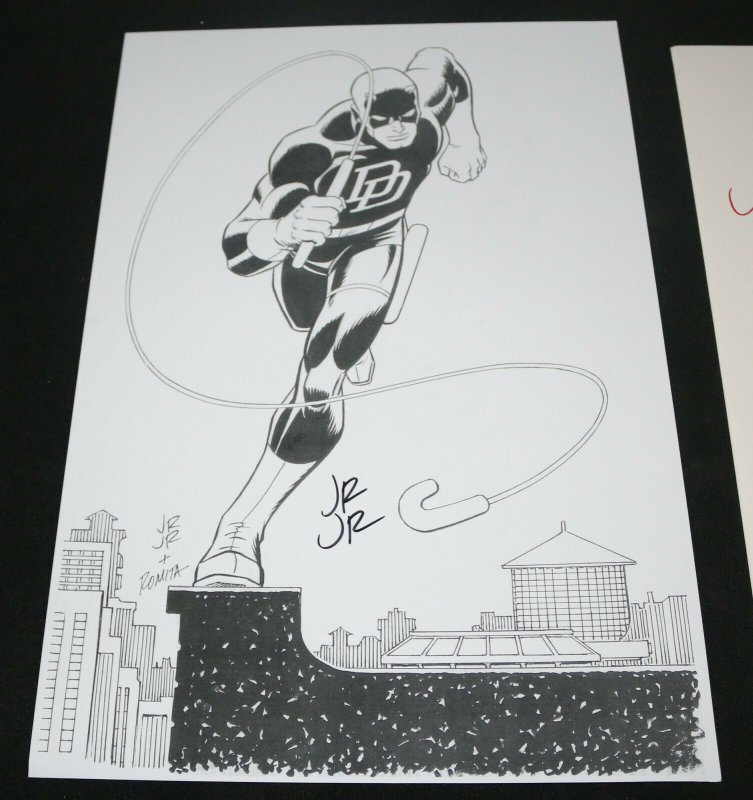 Daredevil Portfolio Marvel 1991 with 6 Signed Prints by John Romita Jr.