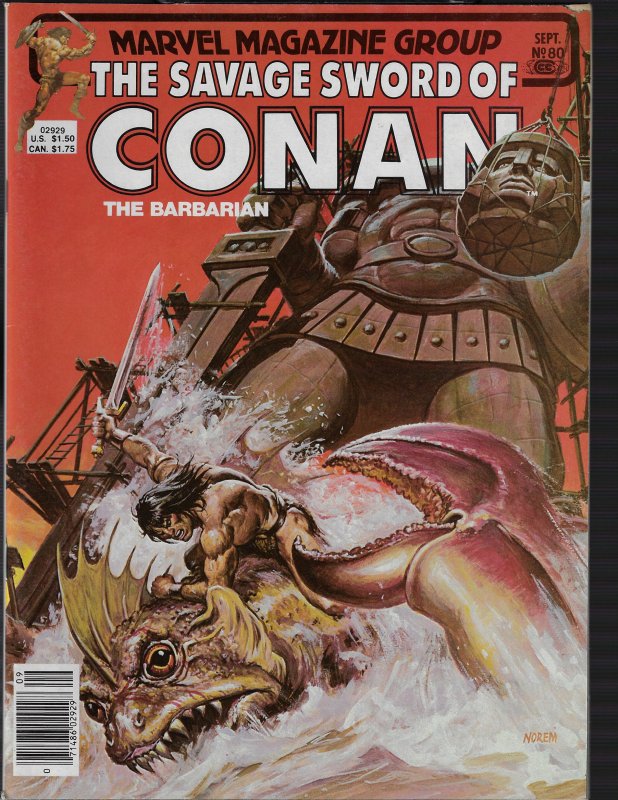 Savage Sword of Conan #80 (Marvel, 1980)