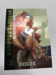 ROGUE #97 SIGNED FOIL card: 1995 Fleer Ultra X-men Chromium; NM/M, Kubert