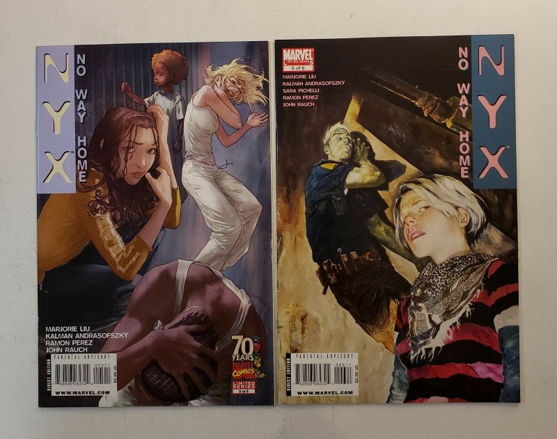 NYX NO WAY HOME #1-6 COMPLETE SET MARVEL COMICS 2008 VF/NM