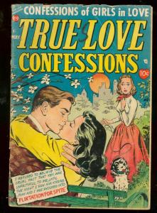 TRUE LOVE CONFESSIONS #1 1954-ROMANCE COMICS-MARIJUANA G/VG