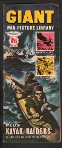 Giant War Picture Library #64 1965-wraparound WWII cover-U.K. published-G