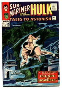 Tales to Astonish #71 comic book 1965- Hulk- Sub-Mariner VF+