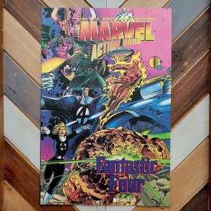 1994 Marvel ACTION HOUR #0 Comic Book w WAR MACHINE & WHIPLASH Animation Cel NM