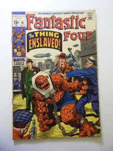 Fantastic Four #91 (1969) VG+ Condition