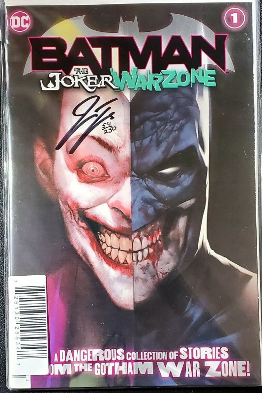 ?? BATMAN THE JOKER WAR ZONE #1 ? SIGNED BY JAMES TYNION LMT 250 W/ COA + RAW