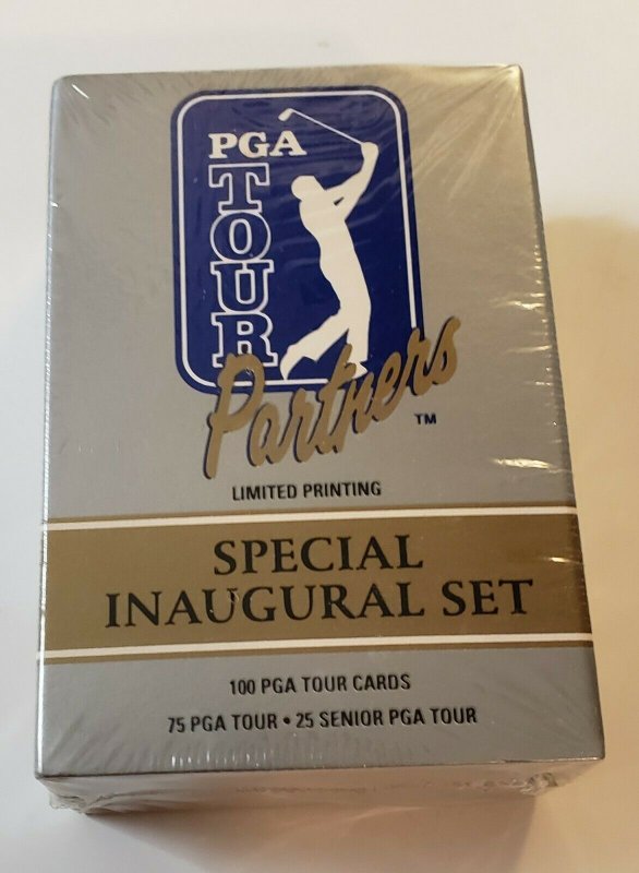 PGA Tour Partners Pro Set Special Inaugural Set 100 pro cards Factory Sealed 