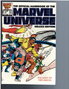 The Official Handbook of the Marvel Universe #10 (1986)