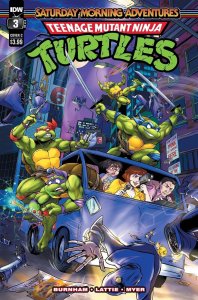 Tmnt Saturday Morning Adventures #3 Cvr C Myer Idw Publishing Comic Book 