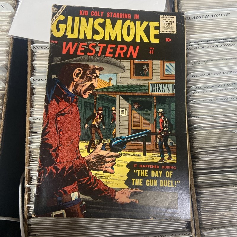 GUN-SMOKE WESTERN #41 (GD) 1957 GD/VG  Atlas Marvel Comics