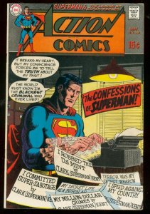 ACTION COMICS #380 1969- SUPERMAN-DC COMICS FN