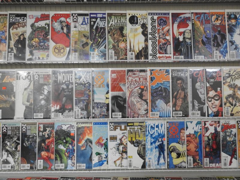 Huge Lot 140+ Comics W/ X-Men, War Machine, Spider-Man+ Avg VF-NM Condition!