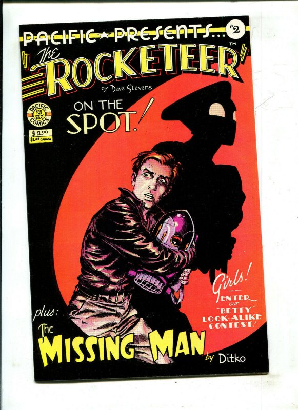 PACIFIC PRESENTS #2 - THE ROCKETEER PLUS THE MISSING MAN (7.0) 1985