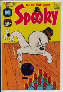 Spooky The Tuff Little Ghost #114 1969-Harvey-bowling cover-VF