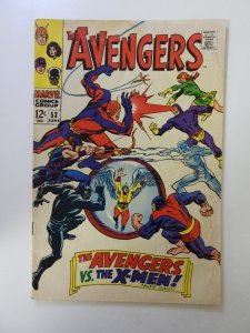 The Avengers #53 (1968) VG- condition moisture damage
