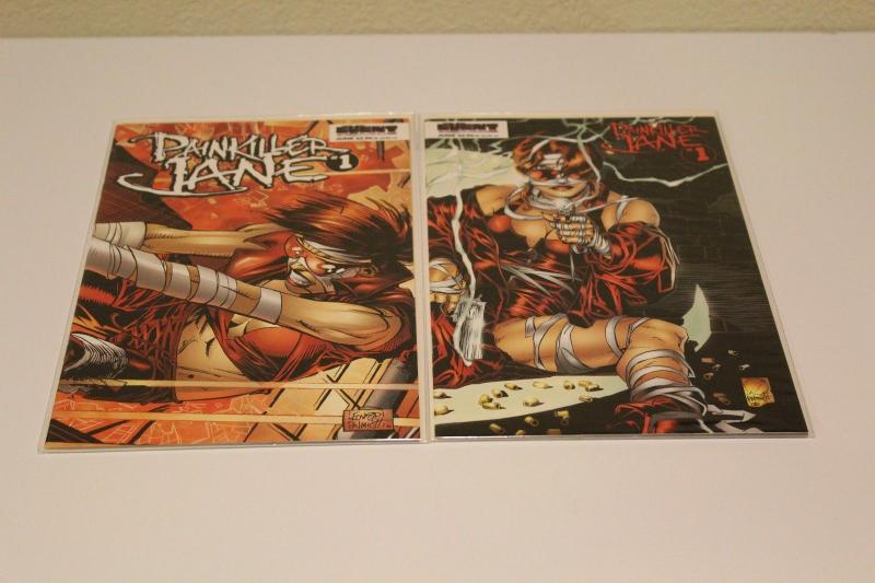 Event Comics- PAINKILLER JANE #1 (Set of 2-includes VARIANT COVER) VF(SIC578)