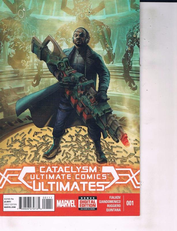 Lot Of 2 Comic Books Marvel Ultimate Cataclysm #2 and #1 ON9