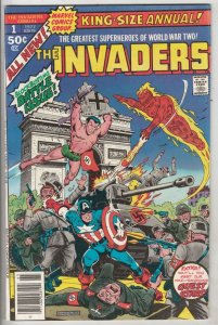 Invaders,The King-Size Annual #1 (Jan-77) VF/NM+ High-Grade The Human Torch