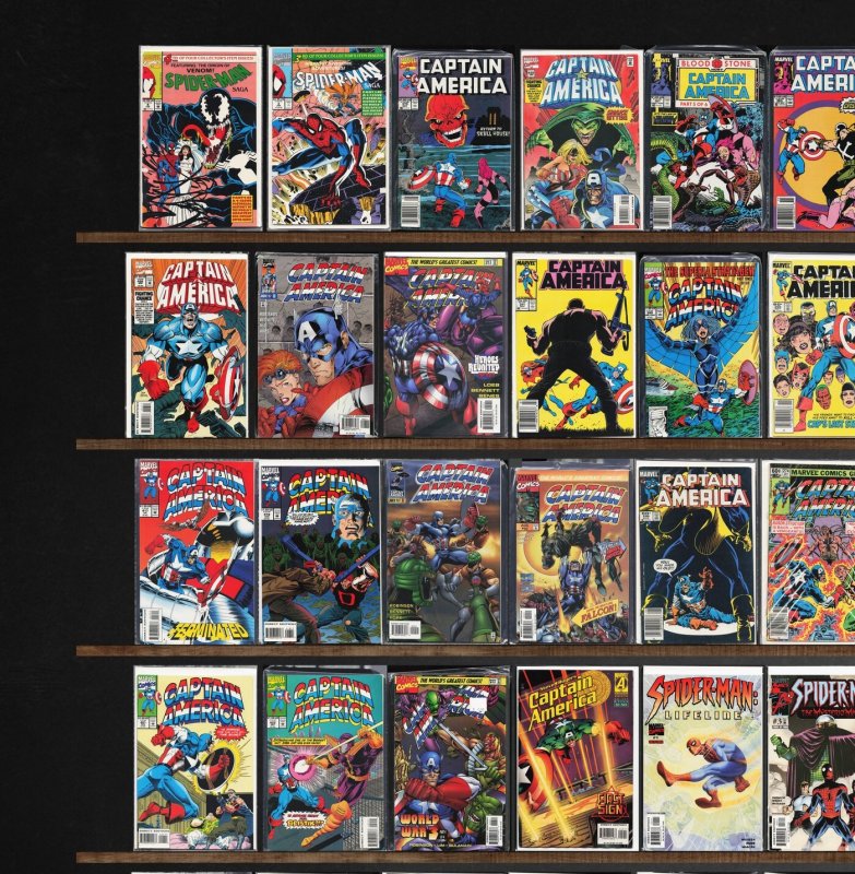Huge Lot 150+ Comics with Captain America, Spider-Man: Chapter One & More!