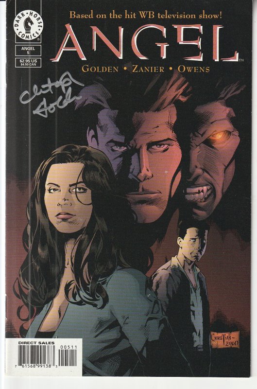 Autographed Angel(Dark Horse, vol. 1) # 5 (No. C.O.A.)