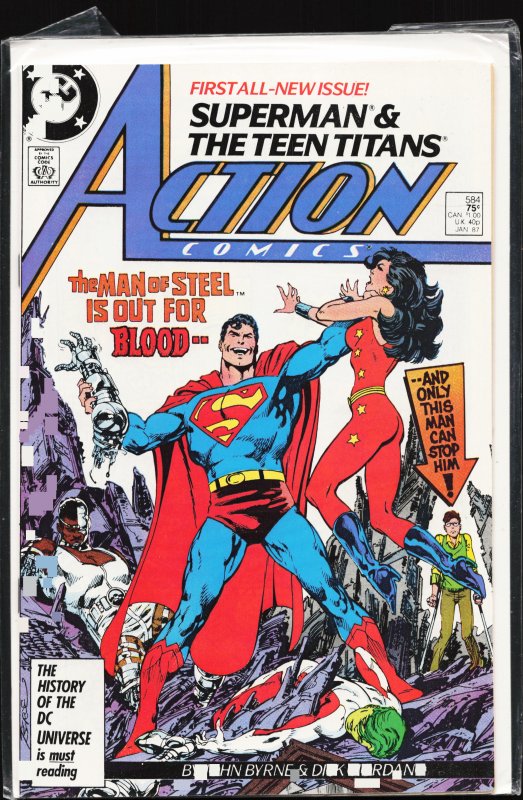 Action Comics #584 (1987) Teen Titans