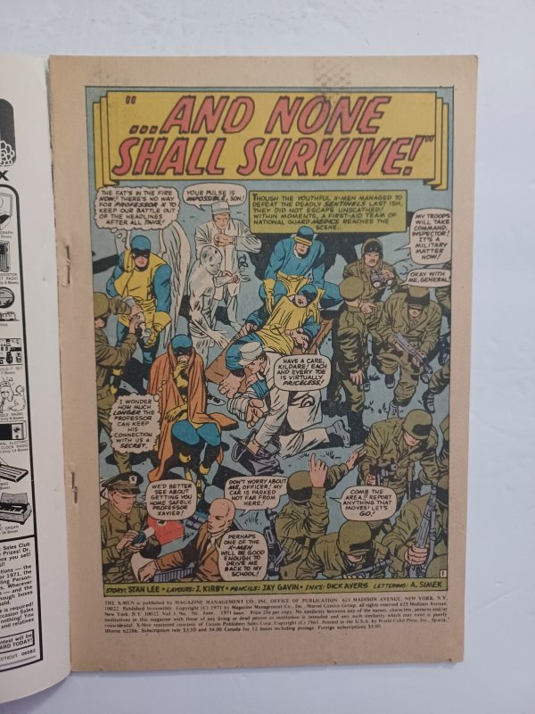 X-Men #70 - 1971 - VG