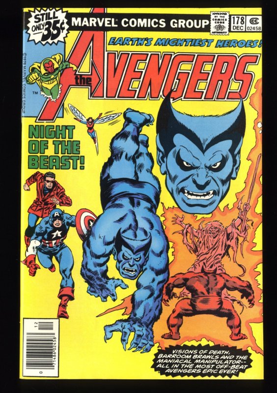 Avengers #178 VF/NM 9.0