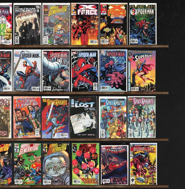 Huge Lot 140+ Comics with The New Warriors, X-Force & More!