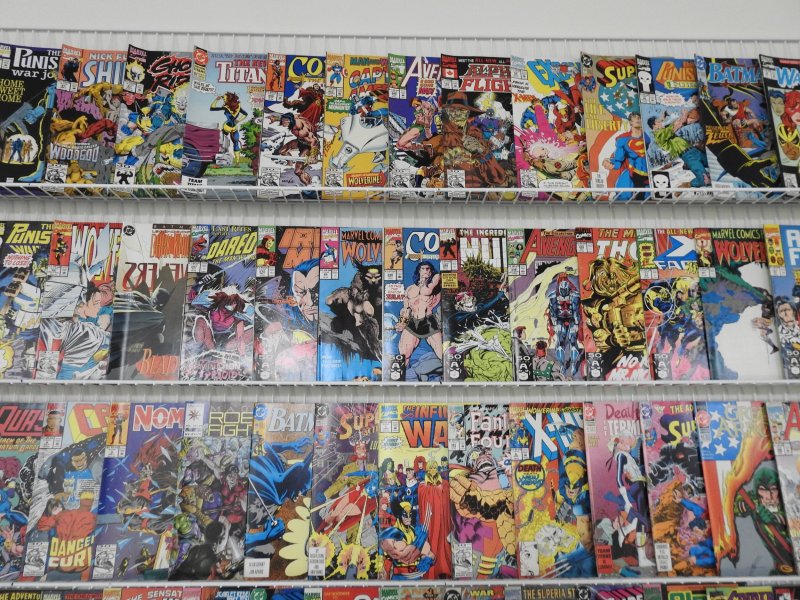 Huge Lot 190+ Comics W/ Batman, Superman, Punisher, +More! Avg FN Cond!