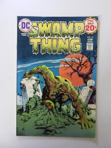 Swamp Thing #13 (1974) FN+ condition stain back cover