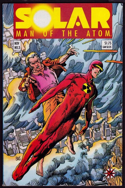 Solar Man of the Atom #3 (1991 Series, Valiant) 1st app. Harada 8.0 VF